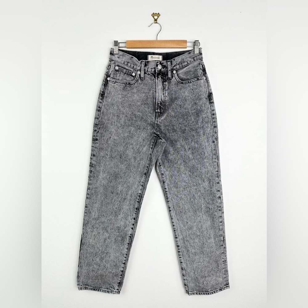 Madewell Perfect Vintage Straight Jeans Acid Wash Size 27